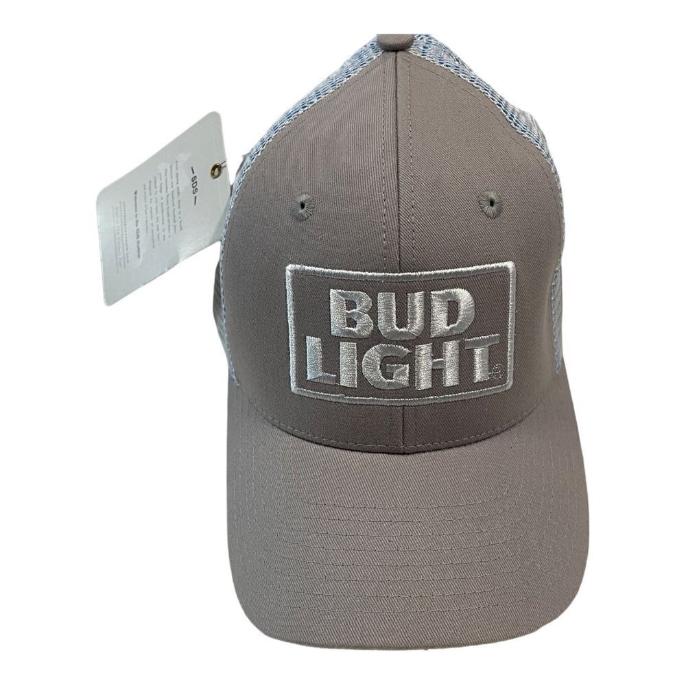 Bud Light Beer Saturday Down‎ South Cap Hat Snapback Grey
